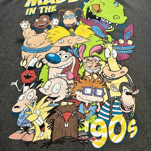Official Nickelodeon Made In The 90’s T-Shirt Adult Men’s Size M - Picture 2 of 10